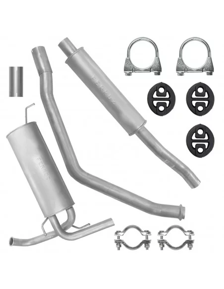 Zestaw tłumików Fiat Sedici I 1 06.2006-10.2014 1.6i Hatchback 2WD + 4WD