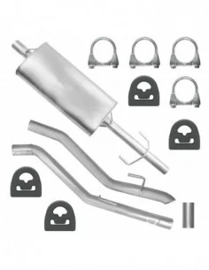 Zestaw tłumików Mercedes Sprinter 410 212 I 1 01.1995-04.2000 2.9 TD Furgon Minibus LWB 3550 mm