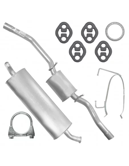 Zestaw tłumików Mercedes A A170 A180 A200 W169 09.2004-06.2012 1.7 2.0 Hatchback