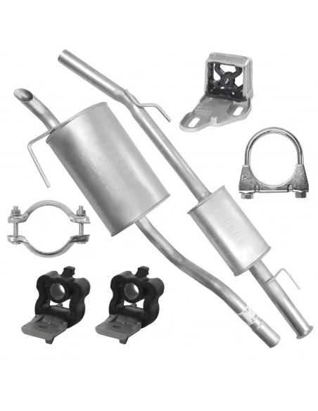 Zestaw tłumików Renault Clio 2 II B 03.1998-04.2013 1.2i 1.4i 1.6i Hatchback