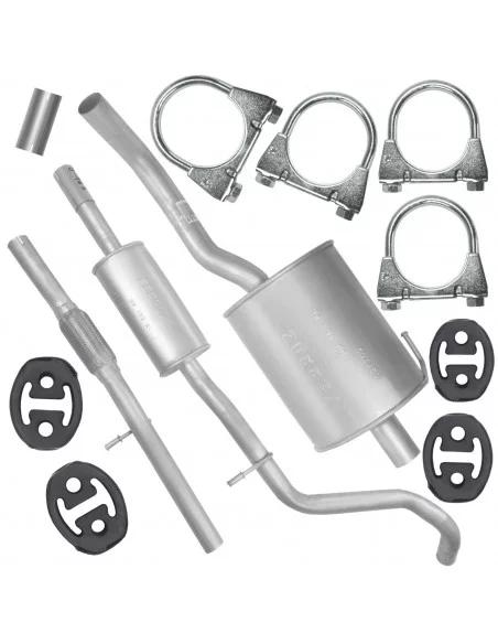 Zestaw tłumików Fiat Panda II 2 01.2003-12.2012 1.3 MJTD Hatchback