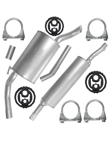 Zestaw tłumików Citroen Jumpy I 1 10.1995-12.2006 1.9 TD 2.0 HDI Furgon Van