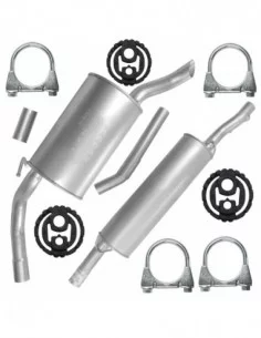 Zestaw tłumików Fiat Scudo I 1 10.1995-12.2006 1.9 TD 2.0 JTD Van