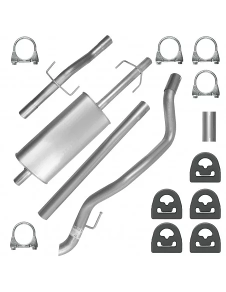 Zestaw tłumików Mercedes Sprinter I 1 04.2000-05.2006 2.7 CDI Furgon Minibus LWB 3550 mm