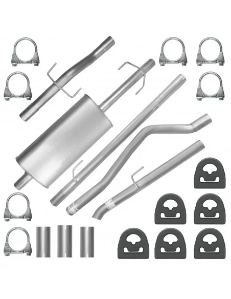 Zestaw tłumików Mercedes Sprinter I 1 04.2000-05.2006 2.7 CDI Furgon Minibus XLWB 4025 mm