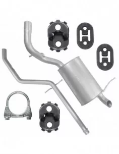 Zestaw tłumików Peugeot 407 03.2004-02.2011 1.6 HDI 2.0 HDI Sedan Kombi