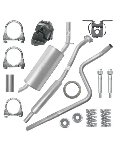 Zestaw tłumików Peugeot 207 02.2006-12.2015 1.4i Hatchback