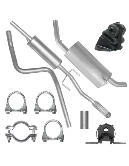 Zestaw tłumików Peugeot 207 207 CC 02.2006-12.2015 1.4i 1.6i 1.6 VTI Hatchback Kombi Cabrio