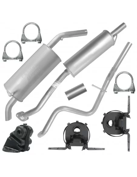 Zestaw tłumików Peugeot 207 207 CC 02.2006-12.2015 1.6i Hatchback