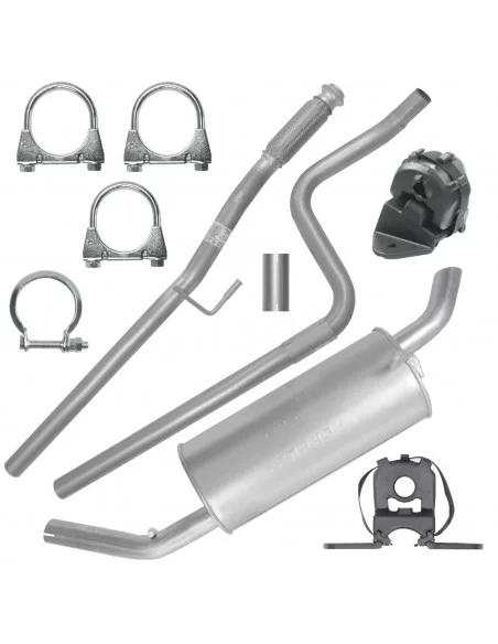 Zestaw tłumików Peugeot 207 207 CC 02.2006-12.2015 1.6 HDI Hatchback Cabrio