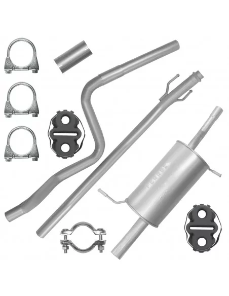 Zestaw tłumików Citroen Berlingo II 2 04.2008-12.2018 1.6 HDI Kombivan