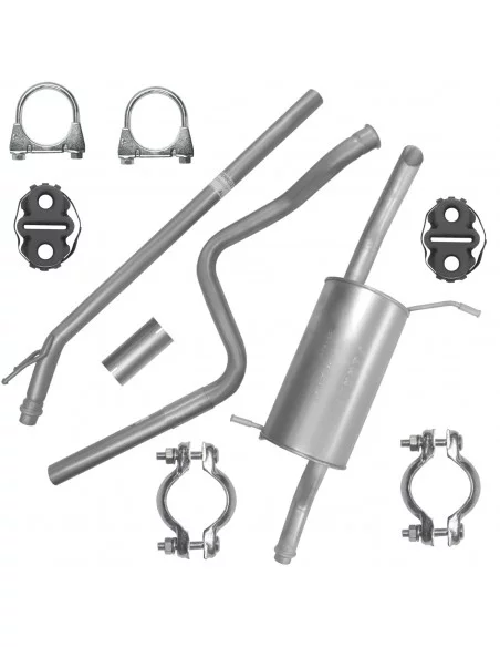 Zestaw tłumików Citroen Berlingo II 2 04.2008-12.2018 1.6 HDI Kombivan