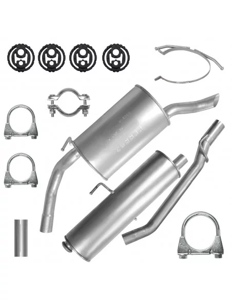 Zestaw tłumików Citroen Jumpy I 1 10.1995-12.2006 1.9 TD 2.0 HDI Furgon Van