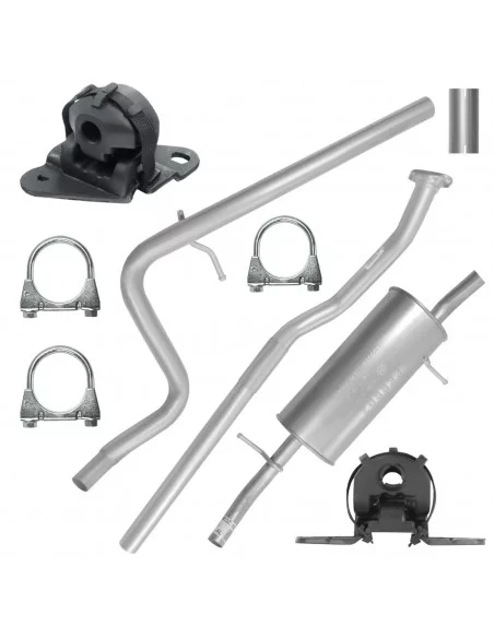 Zestaw tłumików Citroen C2 07.2003-09.2012 1.1i Hatchback