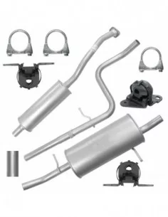 Zestaw tłumików Citroen C3 + Pluriel I 1 02.2002-12.2009 1.4i Hatchback Cabrio