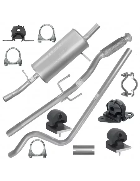 Zestaw tłumików Citroen C2 07.2003-09.2012 1.4 HDI Hatchback