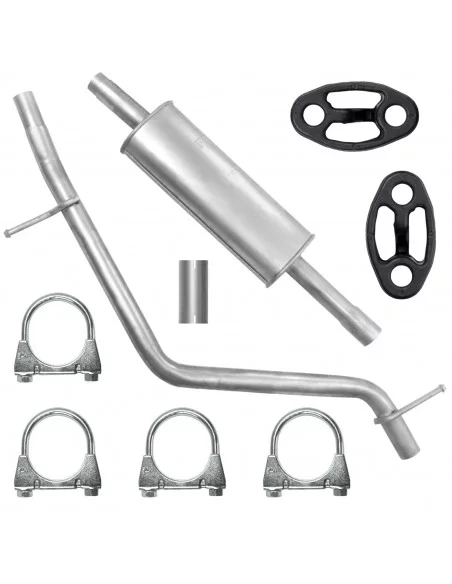 Tłumik środkowy Dacia Logan I 1 02.2007-08.2013 1.6i Kombi MCV