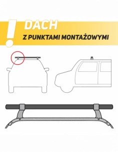Bagażnik belki dachowe do Peugeot Expert 2