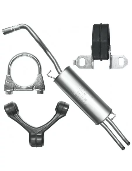 Tłumik końcowy Volkswagen Bora 10.1998-06.2005 1.4i 1.6i 1.9 SDI Sedan Kombi Variant