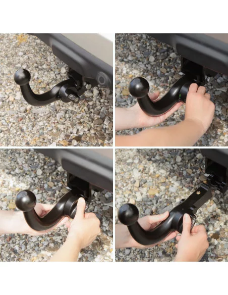 Hak holowniczy wypinany poziomo do Toyota Yaris