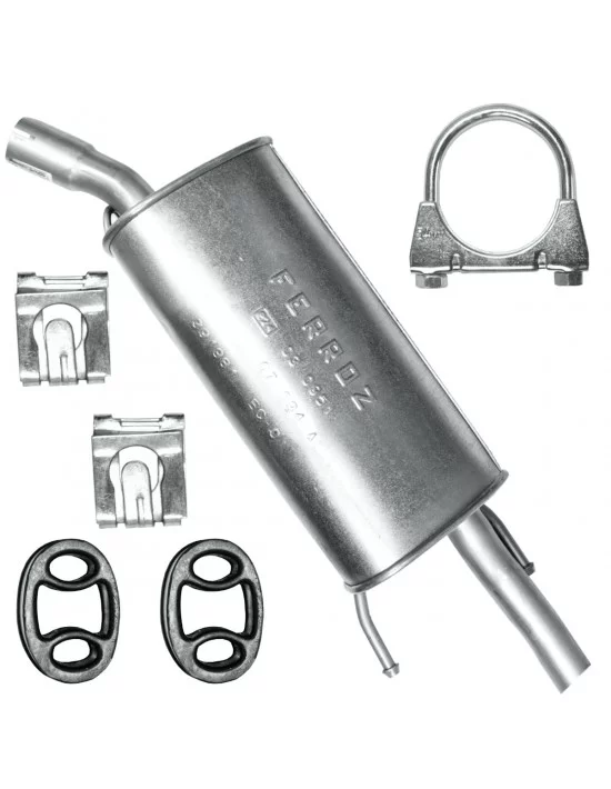 Tłumik końcowy Opel Corsa B II 2 03.1993-12.2000 1.2i 1.2i 16V 1.4i 1.4i 16V 1.6 16V GSI 1.5 D 1.5 TD 1.7 D Hatchback