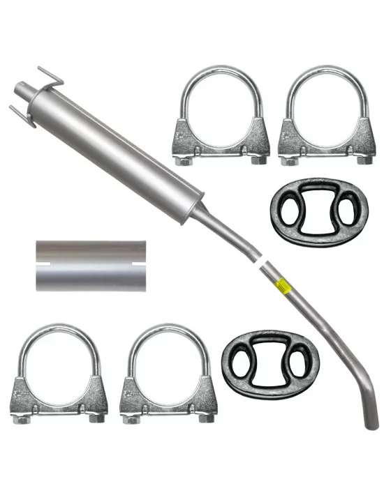 Tłumik środkowy Opel Corsa C III 3 09.2000-12.2006 1.2 16V 1.4 16V Hatchback