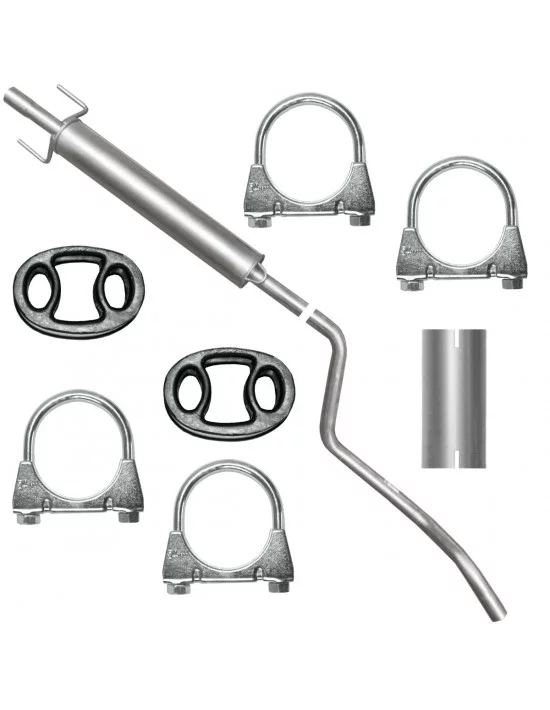 Tłumik środkowy Opel Meriva A 01.2003-05.2010 1.4i 16V 1.6i 1.6i 16V