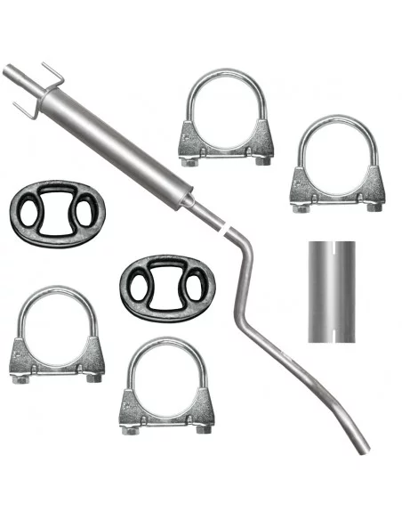 Tłumik środkowy Opel Meriva A 01.2003-05.2010 1.4i 16V 1.6i 1.6i 16V