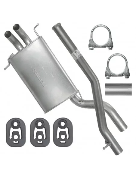 Tłumik końcowy Mercedes C-Klasa C 200 C 220 W203 T203 S203 10.2000-02.2007 2.2 Cdi TD Sedan Kombi