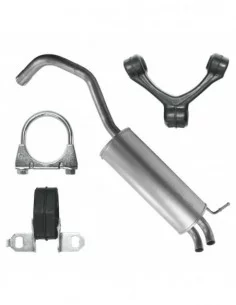 Tłumik końcowy Skoda Fabia I 1.4 TDI 1.9 SDI 1.9 TDI 2.0 Hatchback Sedan