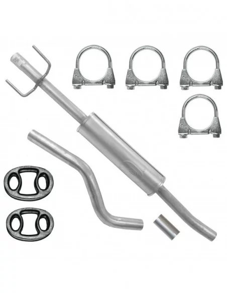 Tłumik środkowy Opel Corsa C 1.2 1.4 Hatchback