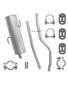 Zestaw tłumików Peugeot 206 I 1.1 1.4 Hatchback