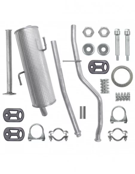 Zestaw tłumików Peugeot 206 I 1.1 1.4 Hatchback