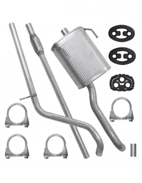 Zestaw tłumików Fiat Panda II 1.1 1.2 Hatchback