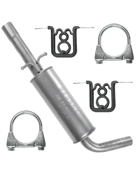 Tłumik środkowy Volkswagen Golf 4 IV 10.1997-07.2006 1.6 FSI 1.8i 2.0i Hatchback Kombi Variant