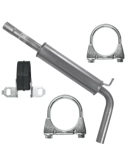 Tłumik środkowy Volkswagen Polo IV 4 9N 11.2001-12.2009 1.9 TDI Hatchback Tłumik środkowy Volkswagen Polo IV 4 9N 11.2001-12.2009 1.9 TDI Hatchback