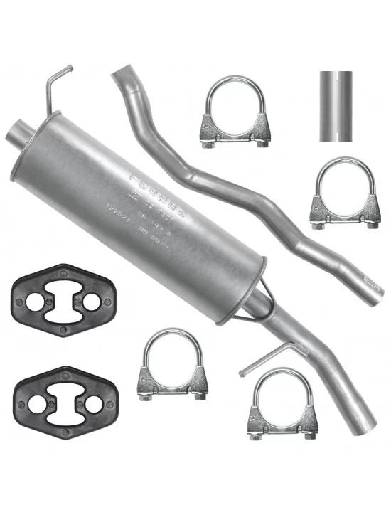 Tłumik środkowy Volkswagen Sharan 1 I 01.1998-03.2010 1.8 T 2.0i 2.8 VR6