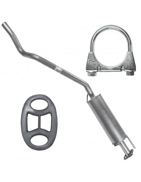 Tłumik środkowy Opel Astra 1 I F 07.1991-01.00 1.4i 1.6i 1.8i 2.0i 1.7 TD HatchbackSedanCabrio