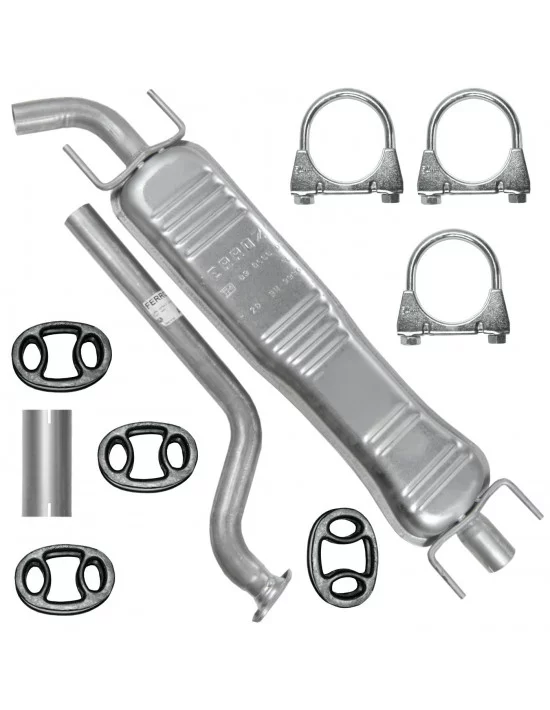 Tłumik środkowy Opel Astra G II 2 03.1998-12.2009 2.0 DI 2.0 DTI 2.2 DTI HatchbackSedanKombi