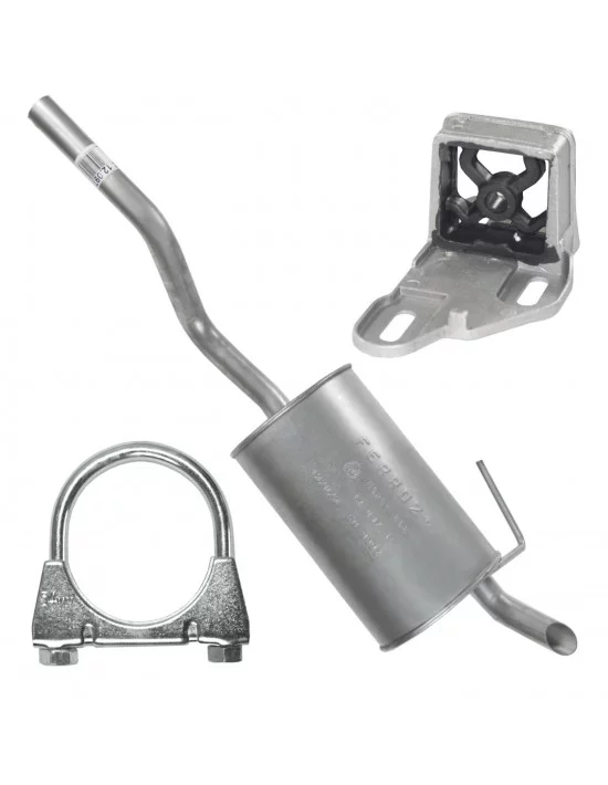 Tłumik końcowy Renault Clio 2 II B 03.1998-04.2013 1.2i 1.4i 1.9D Hatchback