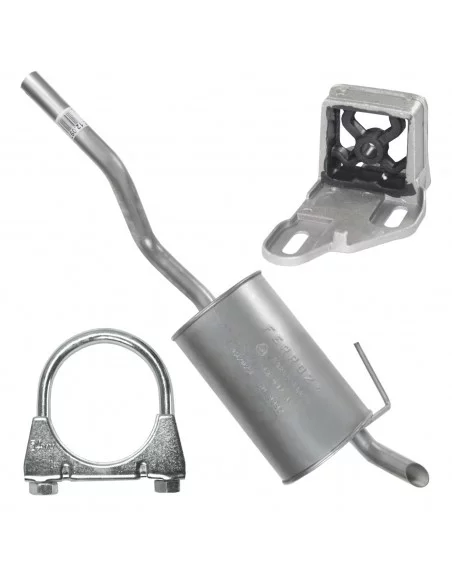 Tłumik końcowy Renault Clio 2 II B 03.1998-04.2013 1.2i 1.4i 1.9D Hatchback