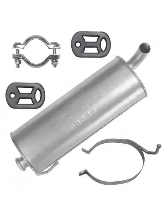 Tłumik końcowy Peugeot 206+ PLUS 12.2009-12.2012 1.4 HDI 1.9 D Hatchback