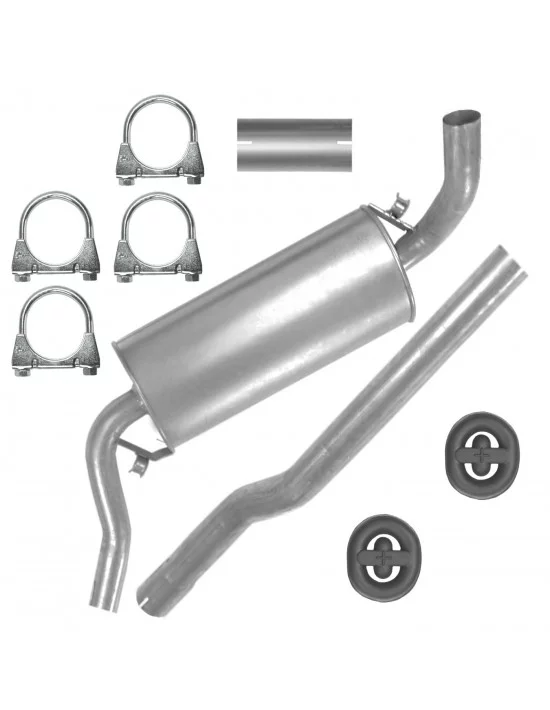 Tłumik środkowy Audi 80 B3 06.1986-10.1991 1.4 1.6 1.8 2.0 1.6 TD 1.9 D 1.9 TD SedanCabrio