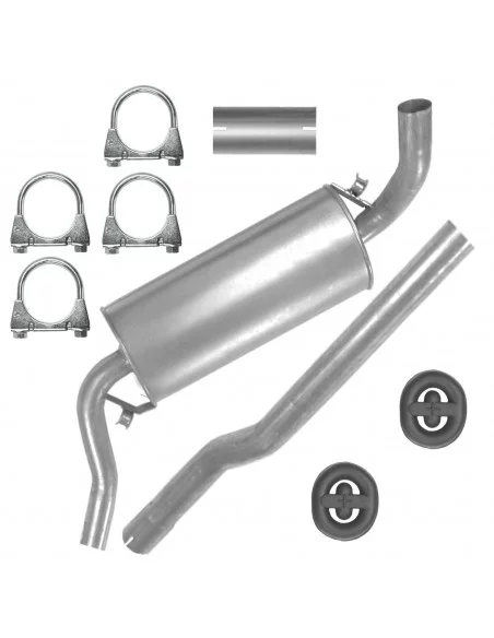 Tłumik środkowy Audi 80 B3 06.1986-10.1991 1.4 1.6 1.8 2.0 1.6 TD 1.9 D 1.9 TD SedanCabrio