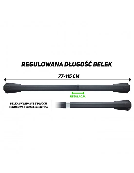 Bagażnik belki dachowe do Skoda Roomster Bagażnik belki dachowe do Skoda Roomster