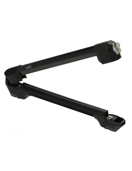 Czarny aluminiowy uchwyt na narty lub snowboard HAKR