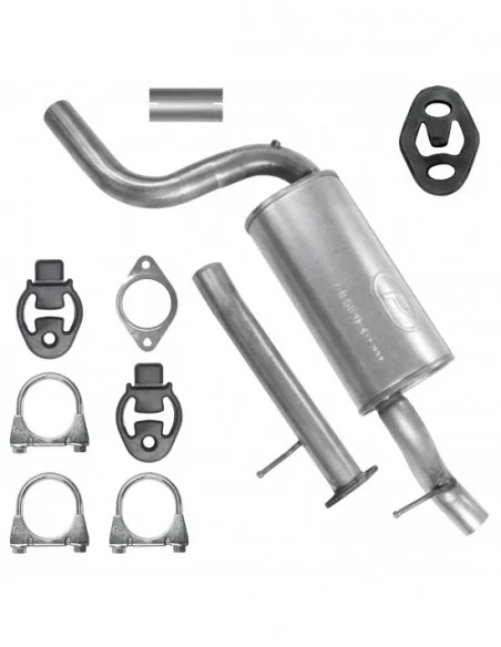 Tłumik środkowy Volvo S40 II M 2.0 D Sedan