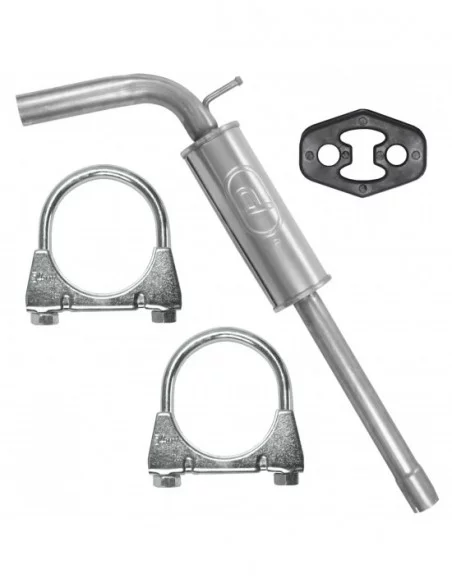 Tłumik środkowy Audi A1 8X 1.2 TFSI Hatchback