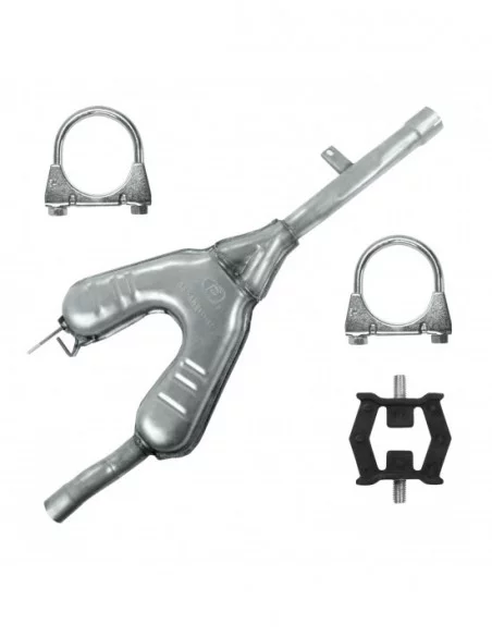 Tłumik środkowy BMW Seria 5 E39 2.0 2.5 2.8 Sedan Kombi Touring Tłumik środkowy BMW Seria 5 E39 2.0 2.5 2.8 Sedan Kombi Touring