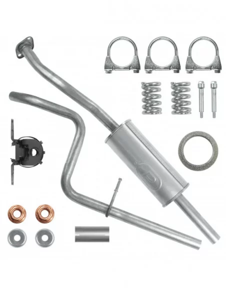 Tłumik środkowy Citroen C3 I 1.4 Hatchback Cabrio